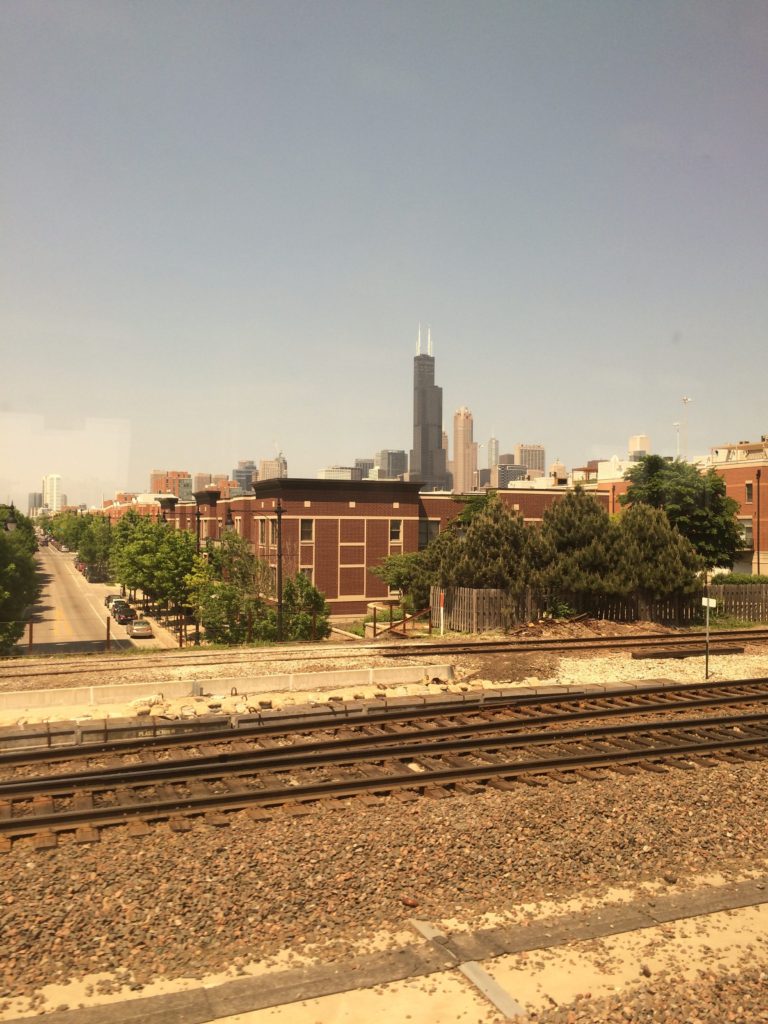 Chicago train tracks