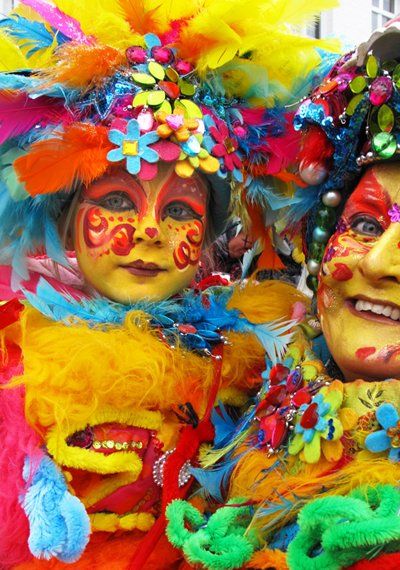 Carnaval in the Netherlands, face paint ideas, costume ideas