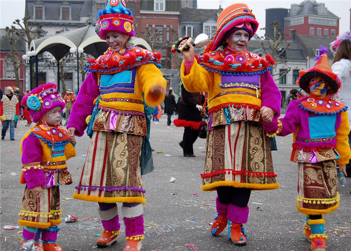 Carnaval Netherlands, Carnaval costumes, colorful