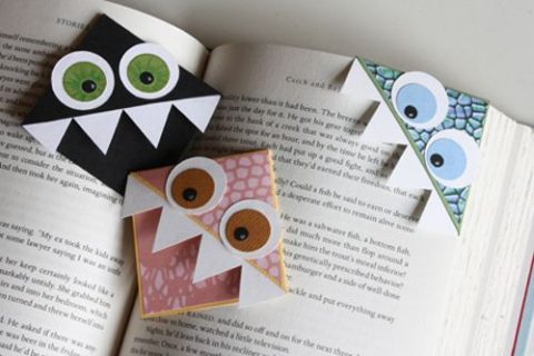 bookmarks DIY Monster Corner