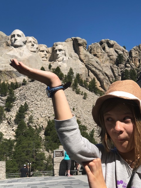 Family Road Trip Mount Rushmore