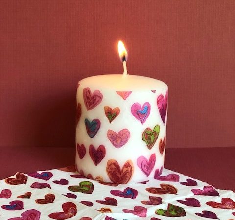 How to decorate candles?