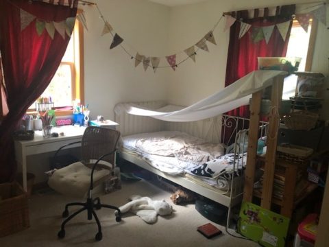 DIY girls bedroom make over