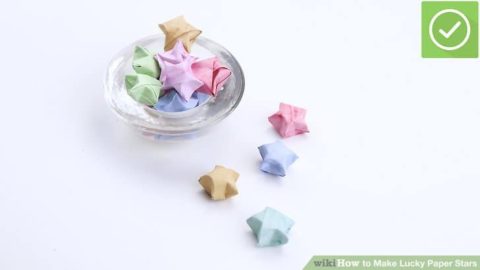 DIY paper stars craft