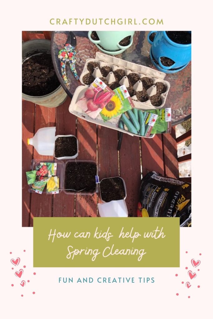 Spring cleaning with kids