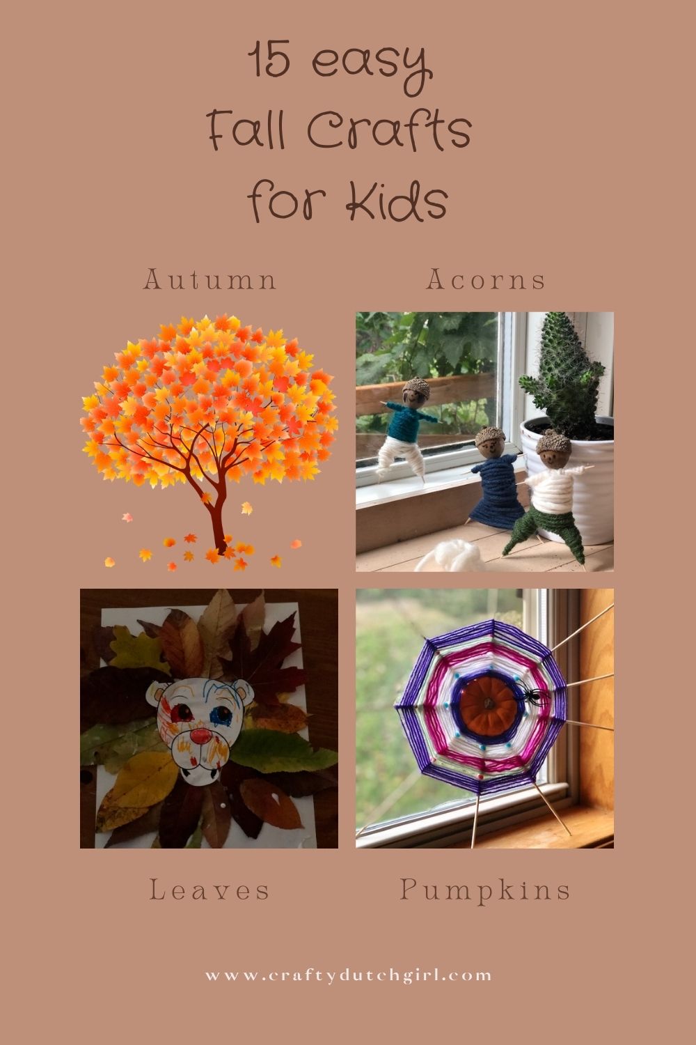 Easy fall crafts for kids
