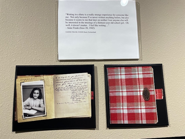 What is the connection between Anne Frank and Danville Iowa?